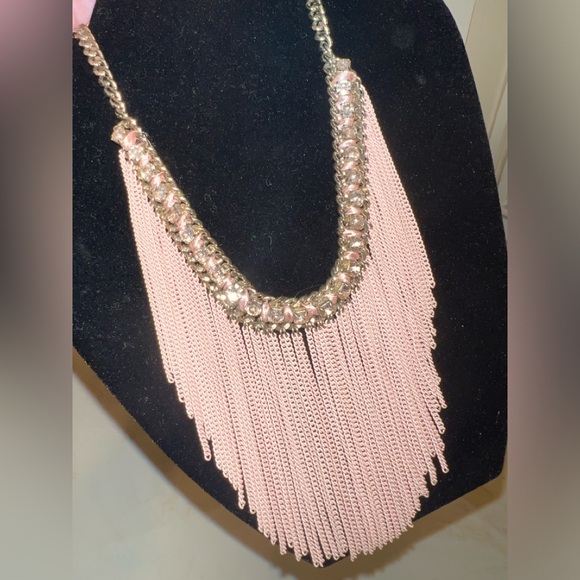 Metal fringe necklace - Picture 3 of 5